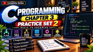C Programming Chapter 3 Practice Set  2🔥 | Conditional Statements | Basic to Advanced Questions