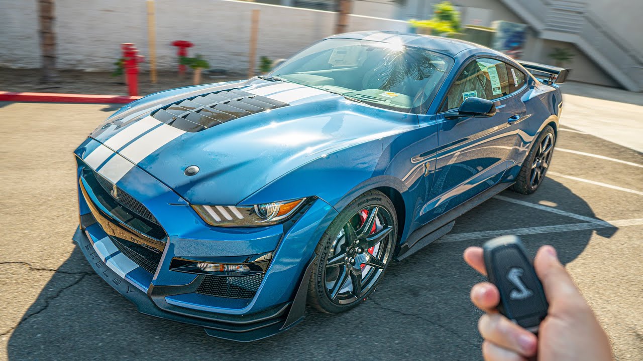 TAKING DELIVERY OF THE MOST EXPENSIVE FORD MUSTANG EVER MADE! *CARBON FIBER TRACK PACK GT500*