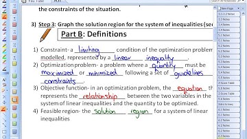 6.4: lesson 1, part A & part B (Optimization Problems: Creating the Model)