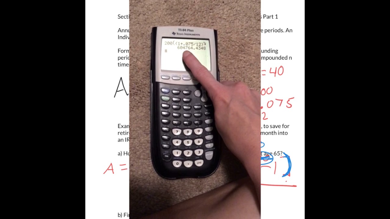 Section 8.5 Annuities, Methods of Saving, and Investments Part 1