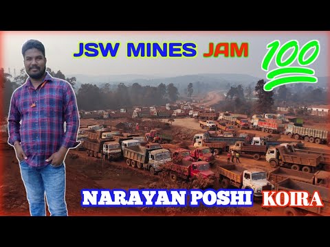 JSW Mines (Narayan poshi) Koira Odisha | #jswmines,Drivers life Iron Mines Loading Problem.#Jswkoira