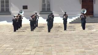 Начало развода караула Президентского полка в Кремле 13.06.2015