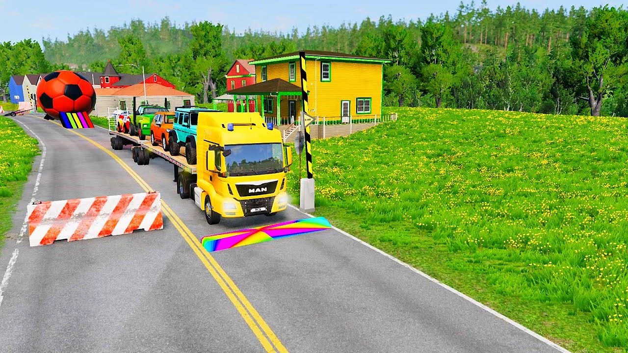 Insane Flatbed Truck Crashes 🚛🔥 | BeamNG.drive