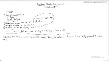 Algebraic Number Theory 15 (Sean Haight)