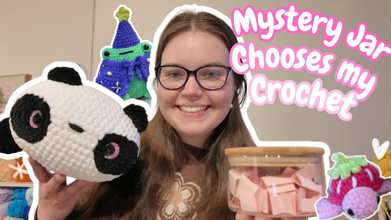 MYSTERY JAR выбирает мои проекты по вязанию крючком на неделю! 🐼