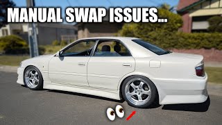 1JZ Chaser Manual Swap (R154) Idle problems.... + Wheels 😍