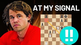 Magnus Carlsen Unleashes Hell On His Poor Opponent