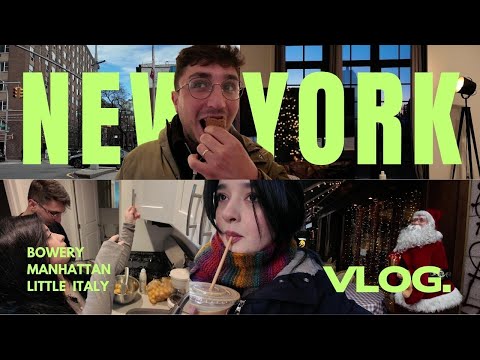 xmas in new york | manhattan | bowery | greencard ile amerika'ya ilk giriş