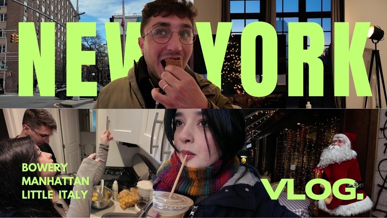 xmas in new york | manhattan | bowery | greencard ile amerika'ya ilk giriş