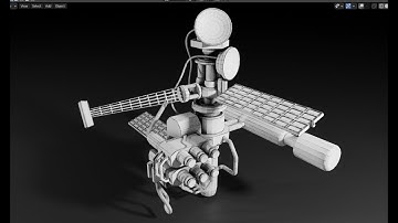 Satellite Speed Modeling - Grid Modeler (blender addon)