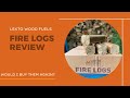 Lekto wood fuels  fire logs review