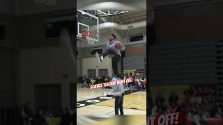 Science Teacher Puts on Dunk Show for Students!