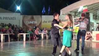 Andrea Vighi E Chiara Benati - Festa Dellunità Nazionale A Bologna 2014