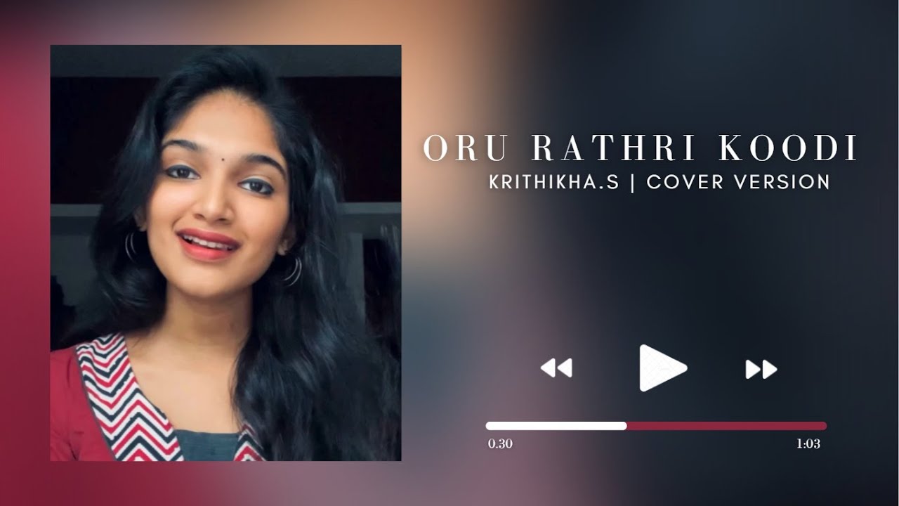 Oru rathri koodi   Krithikha S  Cover