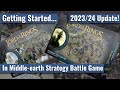 Getting started in middleearth strategy battle game  202324 update