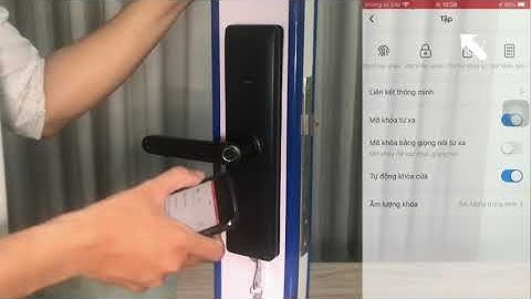 Review Tuya Smart Lock H2 Bluetooth - Khoá cửa thông minh điều khiển từ xa qua ứng dụng
