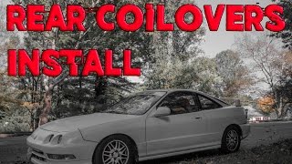 Project Integra Track Car Build Episode 20- Coilover Install Part 2