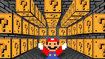 Super Mario: 100 Mystery Question Blocks But Only One Lets MARIO Escape!