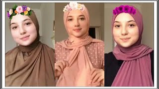 Yeni Günlük Şal Bağlama Modelleri Hijab Tutorial