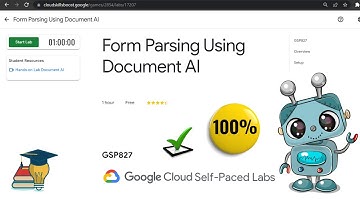 Form Parsing Using Document AI || [GSP827] || Solution