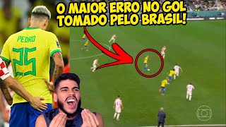 Por que o Brasil tinha sete jogadores no ataque no gol da Croácia