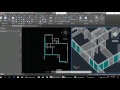 Curso AutoCAD 3D: Dibujar Plano de Casa en 3D - Parte 7: Dibujo de Mamparas de Vidrio