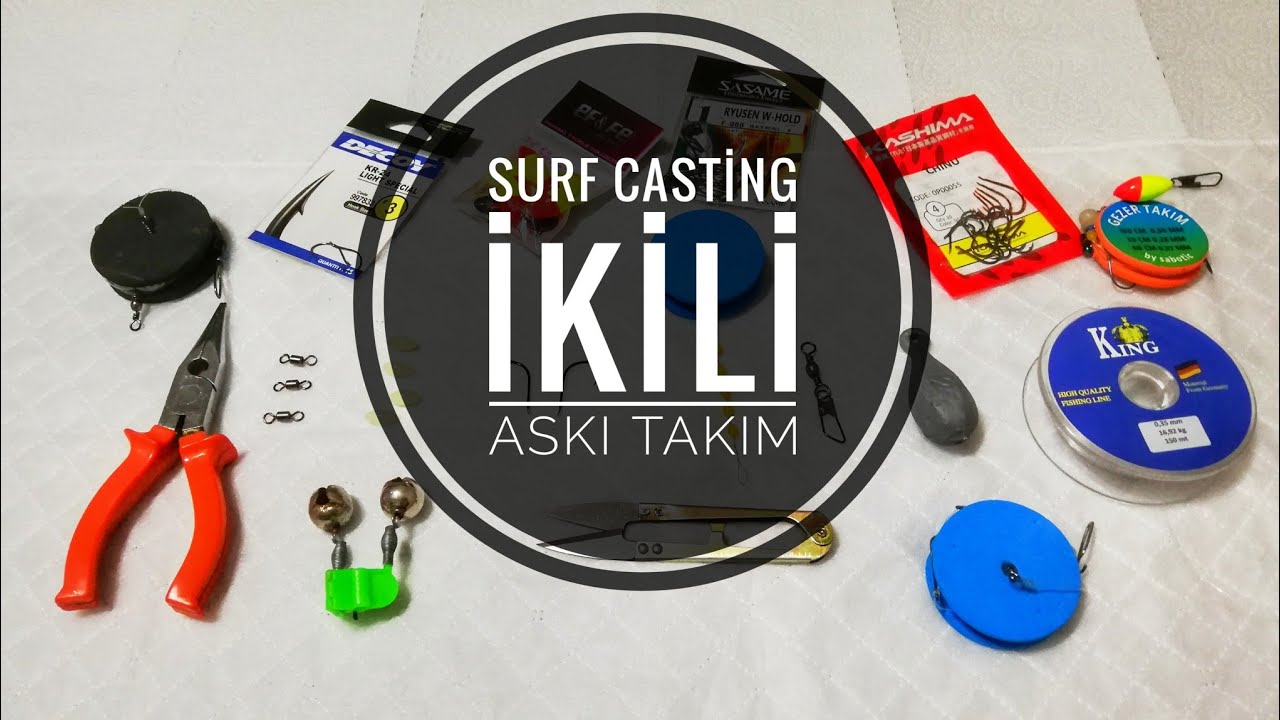 SURF CASTİNG İKİLİ ASKI TAKIM NASIL YAPILIR ? İKİLİ ASKI TAKIM - AYARLANABİLEN KÖSTEKLİ ASKI TAKIM