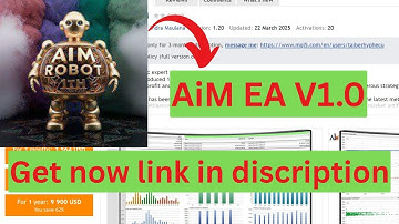 AiM EA V1.0 | Advanced MT4 Expert Advisor | Automated Forex Trading Robot