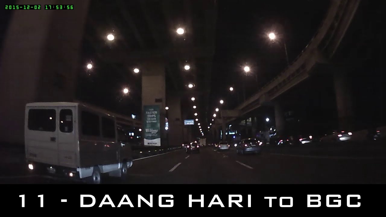 Road Trip 11 Daang Hari to BGC YouTube