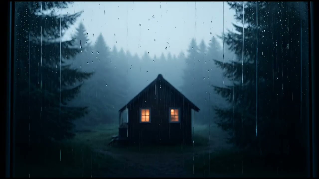 3 Hours of Rain Sounds for Sleeping: Deep Sleep, Insomnia Relief, Rain on Window