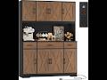 Prime day deal: HOSTACK 71” Pantry Cabinet Review | Kitchen Storage + Charging Station