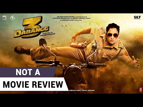 Dabangg 3 | Not A Movie Review by Sucharita Tyagi | Salman Khan | Sonakshi Sinha
