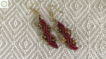 Macrame earring tutorial | Boho earrings for beginners |DIY macrame earring |Step by step  tutorial