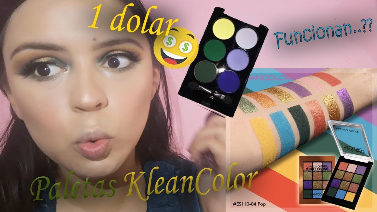 Review Paletas KleanColor de 1 dolar ¿Funcionan?