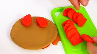 Peppa Pig fa la torta di mele per bambini! Giochi con la frutta giocattolo! screenshot 1