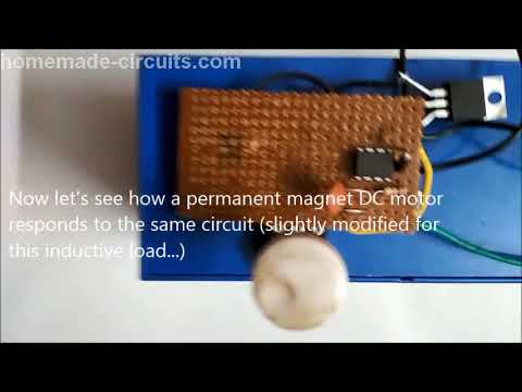 Testing a PWM Motor Controller Circuit