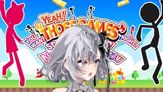 YEAH! YOU WANT "THOSE GAMES," RIGHT? SO HERE YOU GO! NOW, LET'S SEE YOU CLEAR THEM!