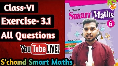 Chapter -3 Playing With Numbers ||  Exercise-3.1|| S