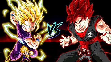 Gohan Teen DBFZ V2 OP (New) VS Evil Goku TP V3 OP (all form) in Jump Force Mugen