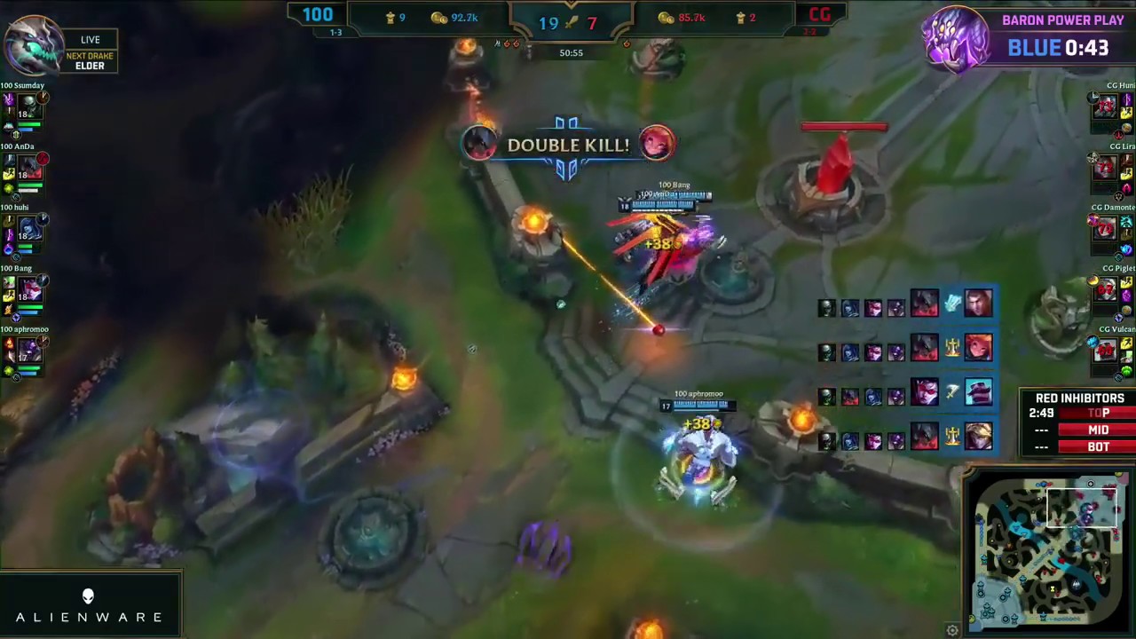 Huhi game-winning Lissandra flank 100T vs CG - LCS Spring 2019 Week 3