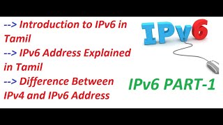 Introduction to IPv6 Addressing || PART-I || [TAMIL]