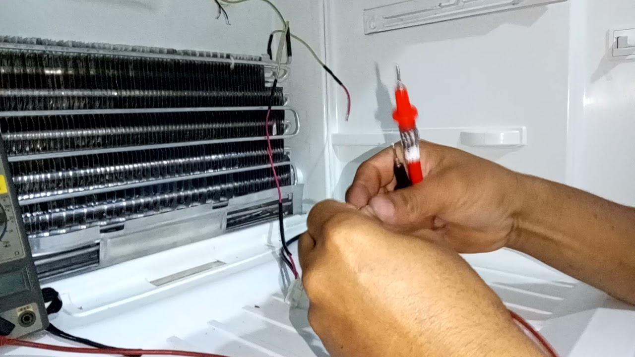como testar resistência, fusível e sensor térmico da geladeira frost free dfn52 Eletrolux