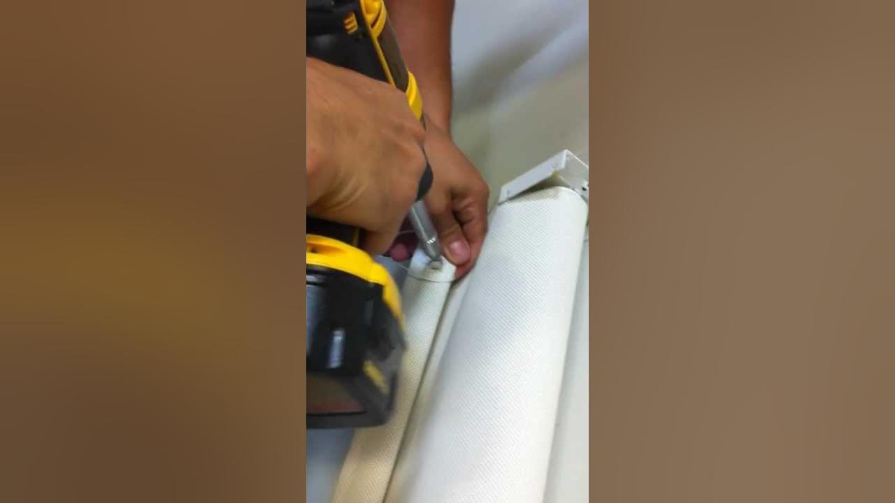 Installation of Bottom Up Roller Shades YouTube
