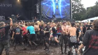 Kataklysm - like angels weeping the dark - Live @ Wacken 2015 - (wall of death)