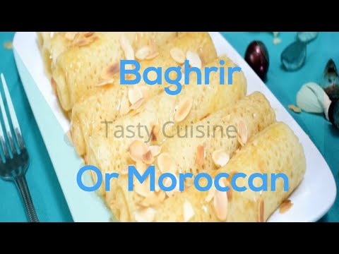 Baghrir or Moroccan Pancakes - English