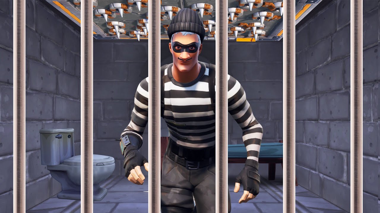 Escaping Prison In Fortnite Fortnite Prison Break Youtube - escape room prison break roblox youtube