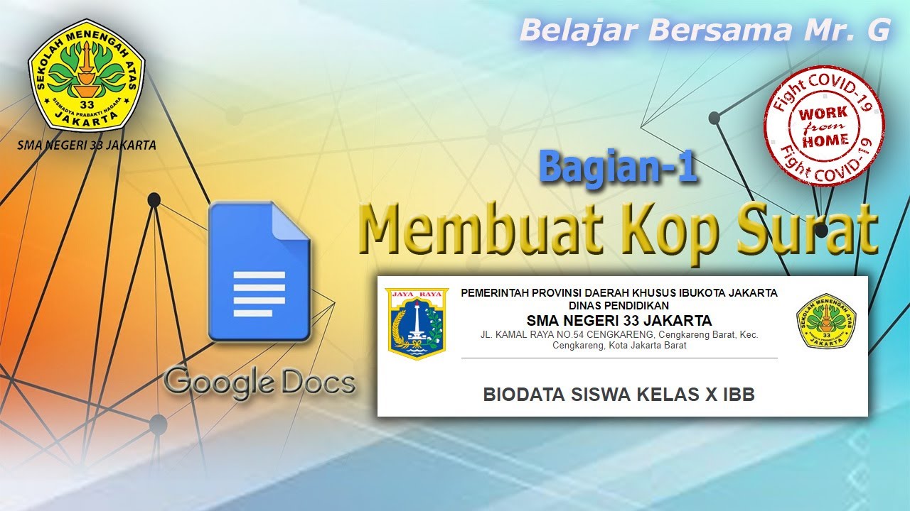Membuat Kop Surat 
