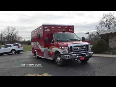 Firefighters Deliver Turkeys via Ambulance