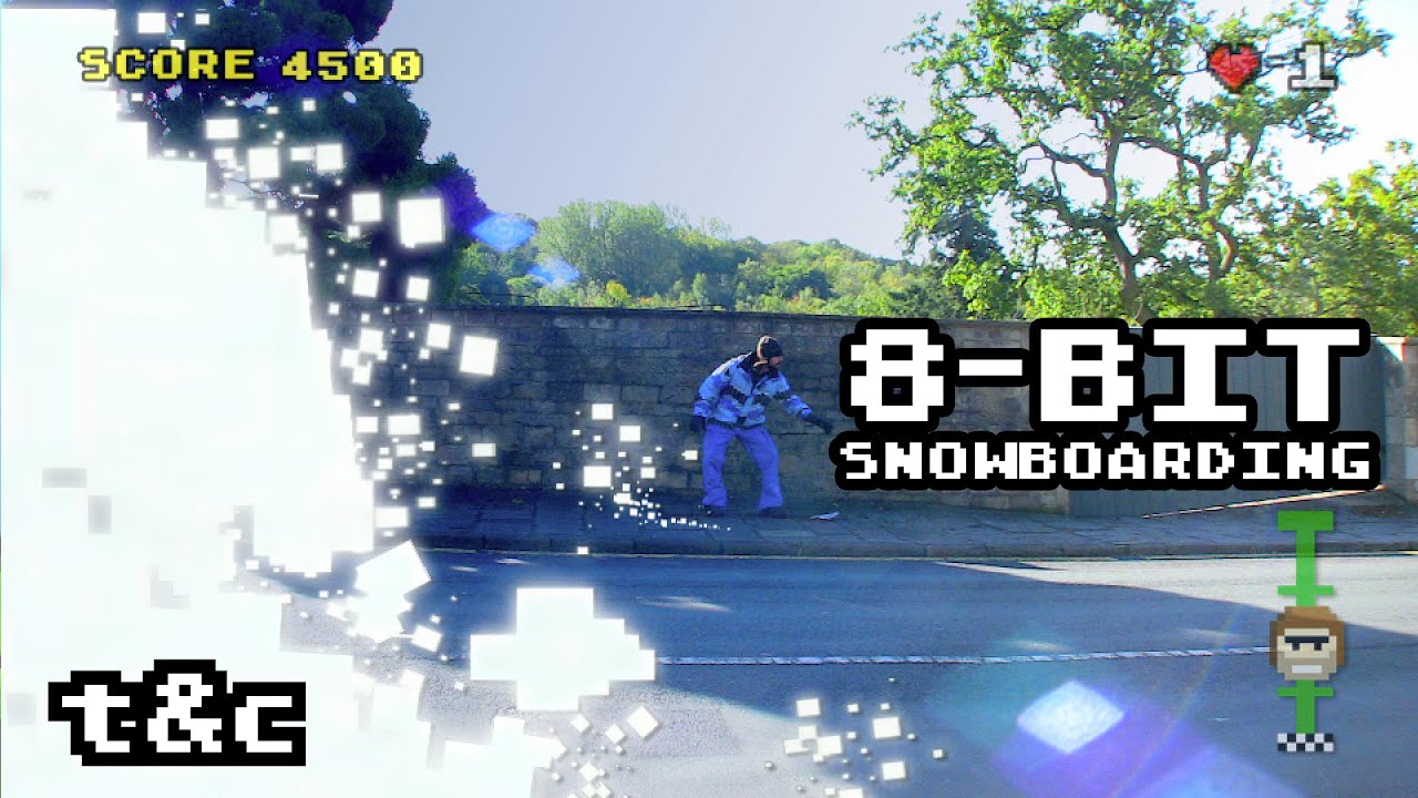 Protest Reality (8-BIT Snowboarding IRL) - YouTube