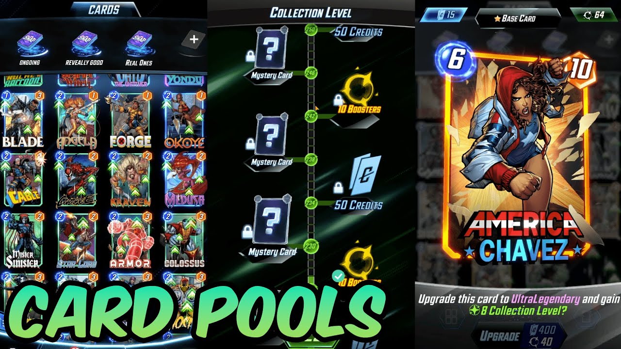 Marvel Snap: All Card Levels